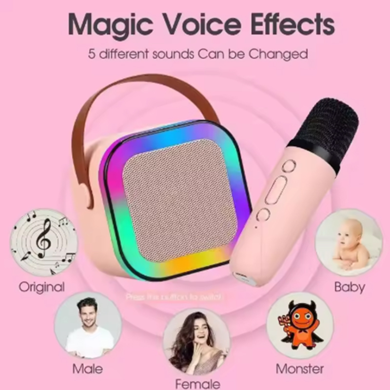 Microphone Capsule - Przenośny system karaoke K12 z Bluetooth