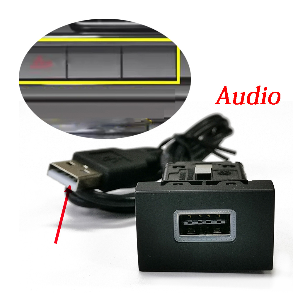 Audio Interface - 1 szt. Adapter gniazda USB do