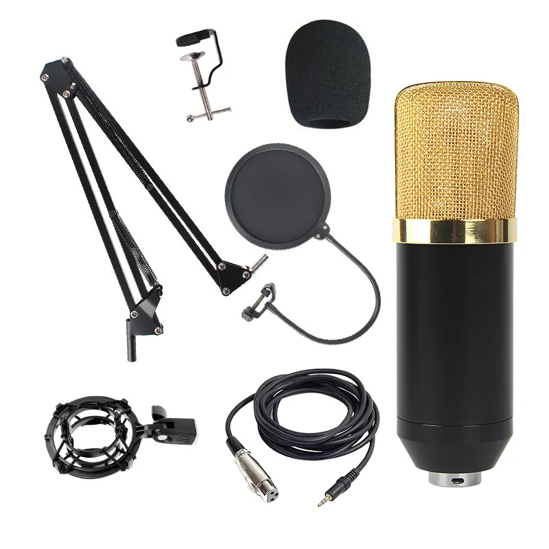 Condenser Microphone Kit - Zestaw mikrofonu pojemnościowego BM800, transmisja na