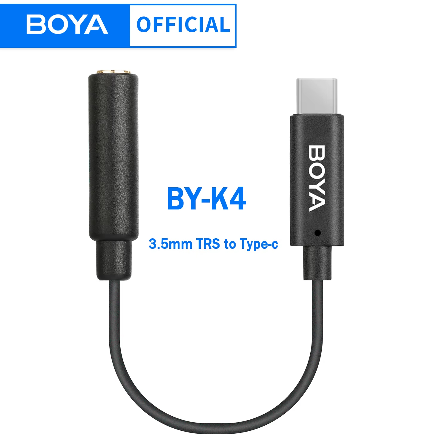 Trs Cable - Adapter audio BOYA BY-K4 3.5mm TRS