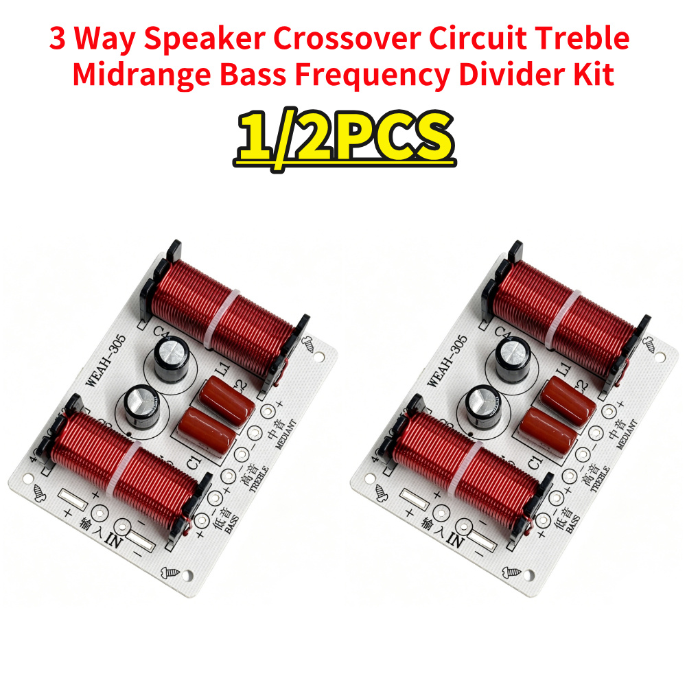 Speaker Crossover - Zwrotnica audio 3-drożna 150W, filtr częstotliwości