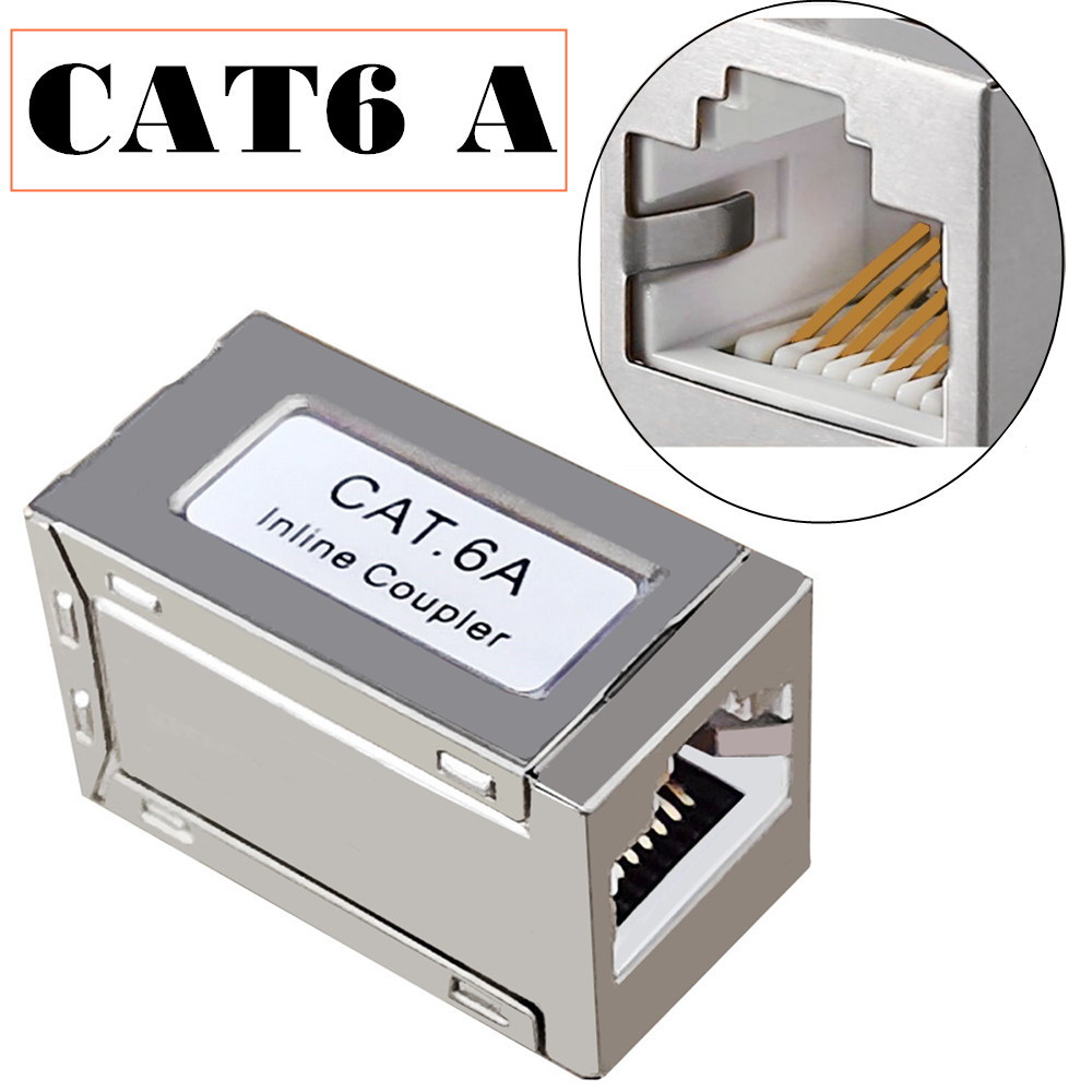Rj45 Jack - Łącznik RJ45 Przedłużacz Ethernet 10 Gb/s,