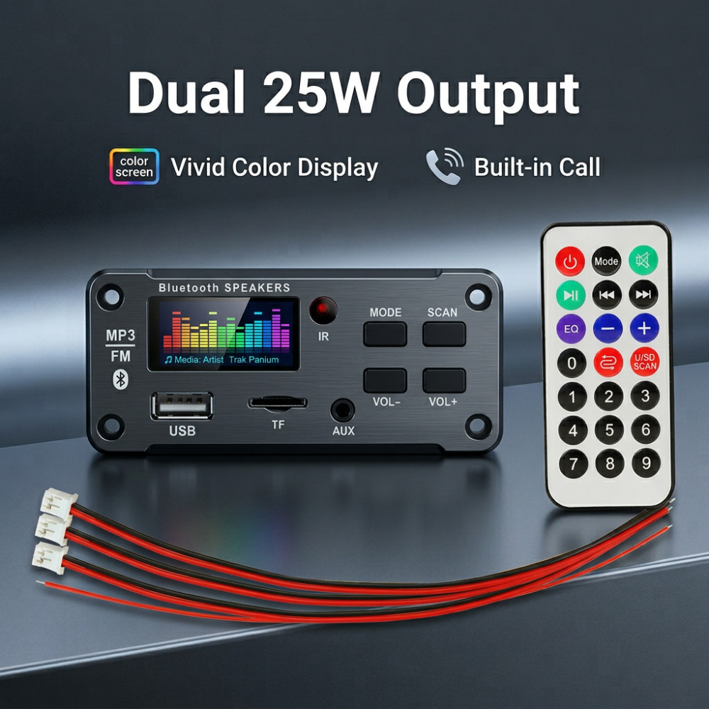 Volume Control Board - Wzmacniacz 50W Bluetooth MP3 WMA WAV