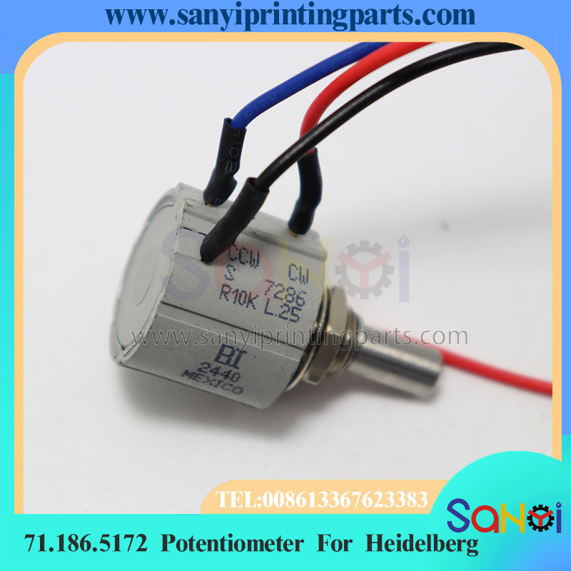 Potentiometer 10K - 1 sztuka potencjometr kablowy Heidelberg 71.186.5172