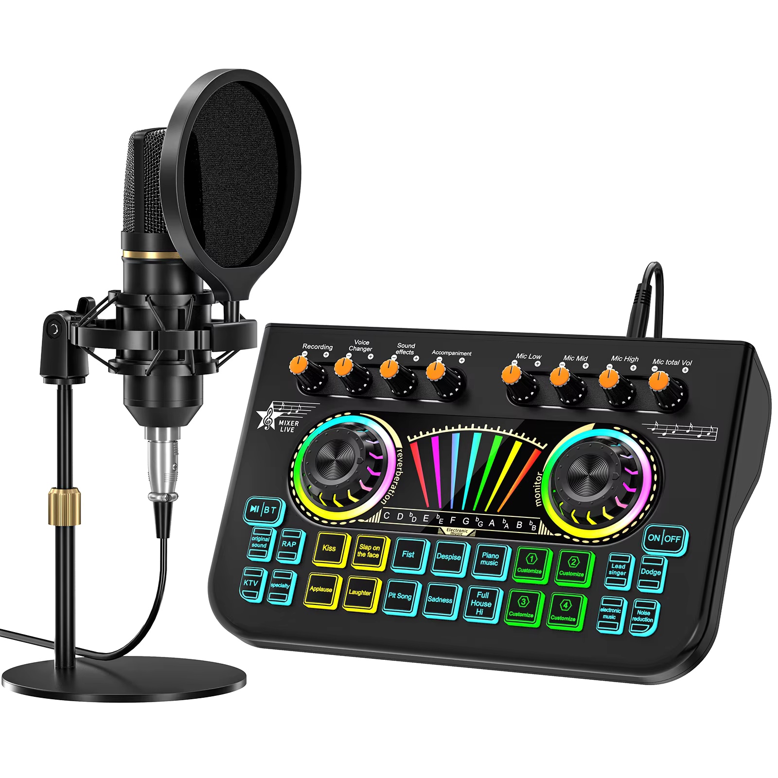 Microphone Capsule - Zestaw mikrofonowy Tenlamp X3 BM800 do
