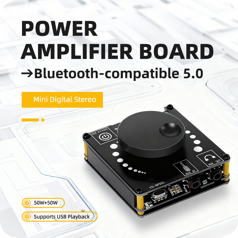 Hifi Amplifier Board - Płytka wzmacniacza mocy Stereo Cyfrowy Wzmacniacz