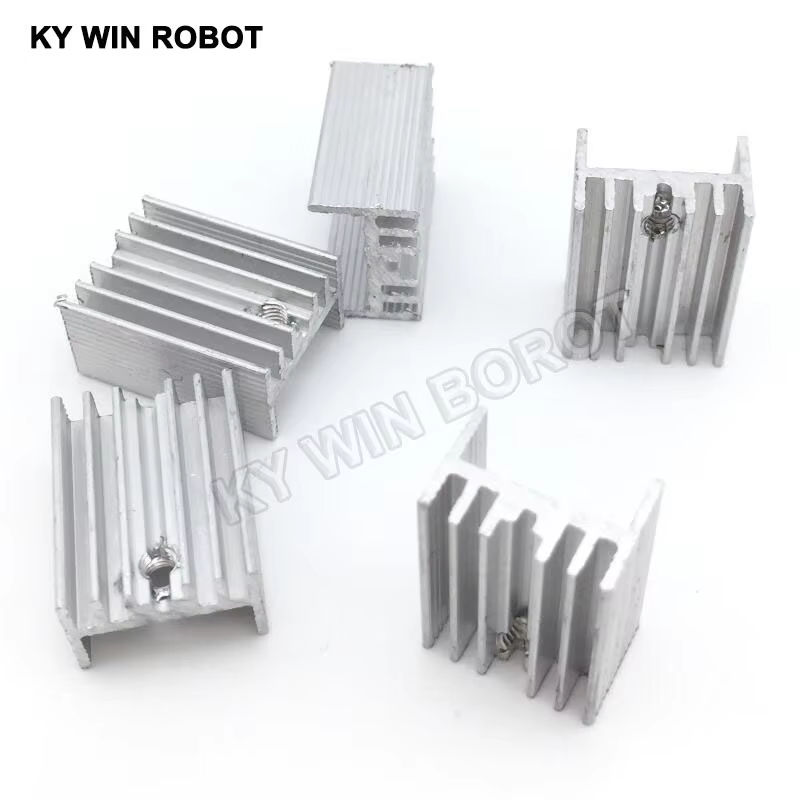 Heatsink Aluminum - 10 sztuk aluminium TO-220 radiator TO
