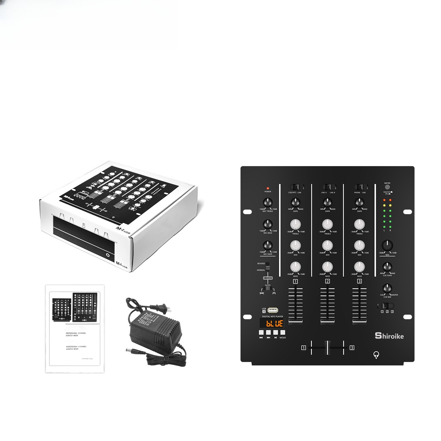 4-kanałowy mikser DJ, profesjo – Audio Interface recenzja i cena