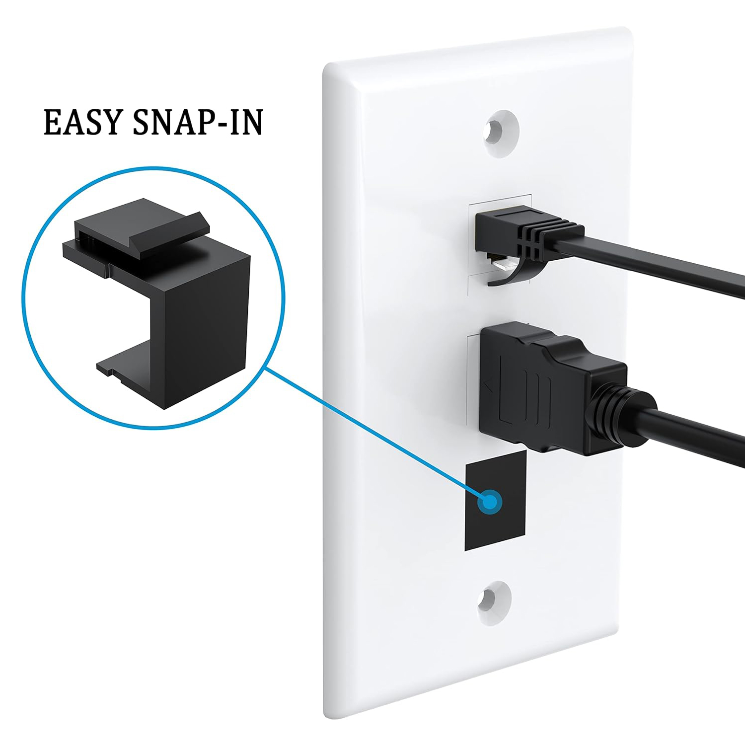 ZoeRax 30-pak pustych wkładek  – Rj45 Jack recenzja i cena