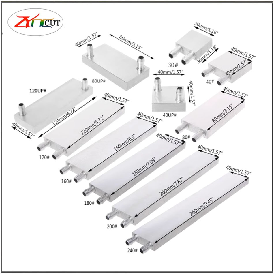 Radiator wodny do procesora 40 – Heatsink Aluminum recenzja i cena
