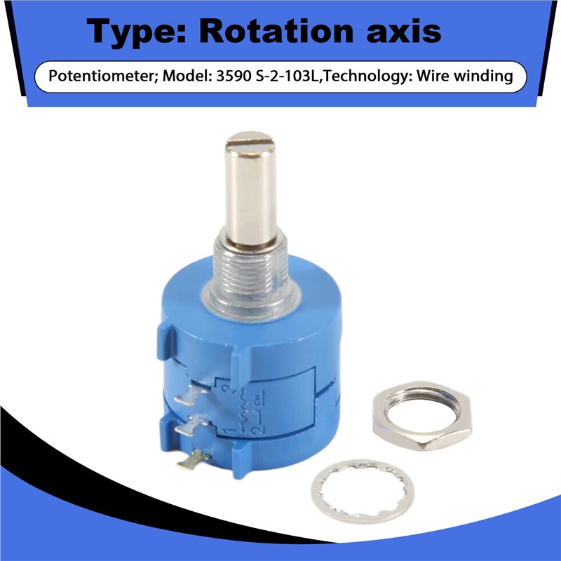 M01K 3590S-2-103L 10K Ohm 10-o – Potentiometer 10K recenzja i cena