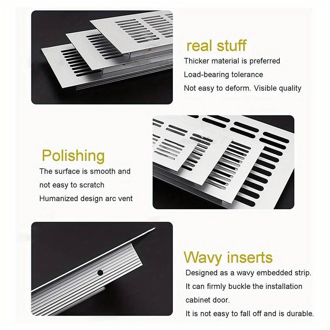 2 szt. kratka wentylacyjna 80  – Ventilation Grille Aluminum recenzja i cena