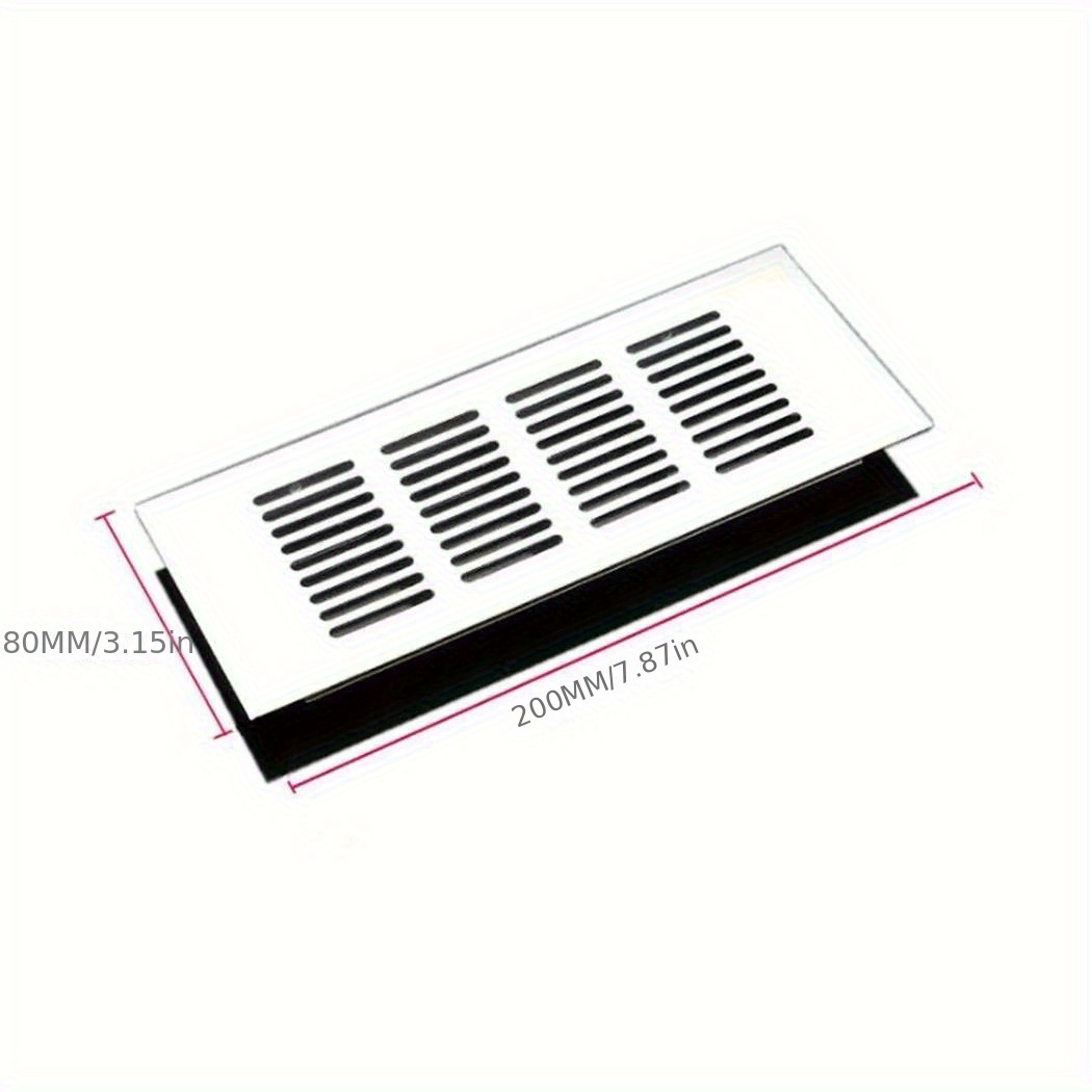 2 szt. kratka wentylacyjna 80  – Ventilation Grille Aluminum recenzja i cena