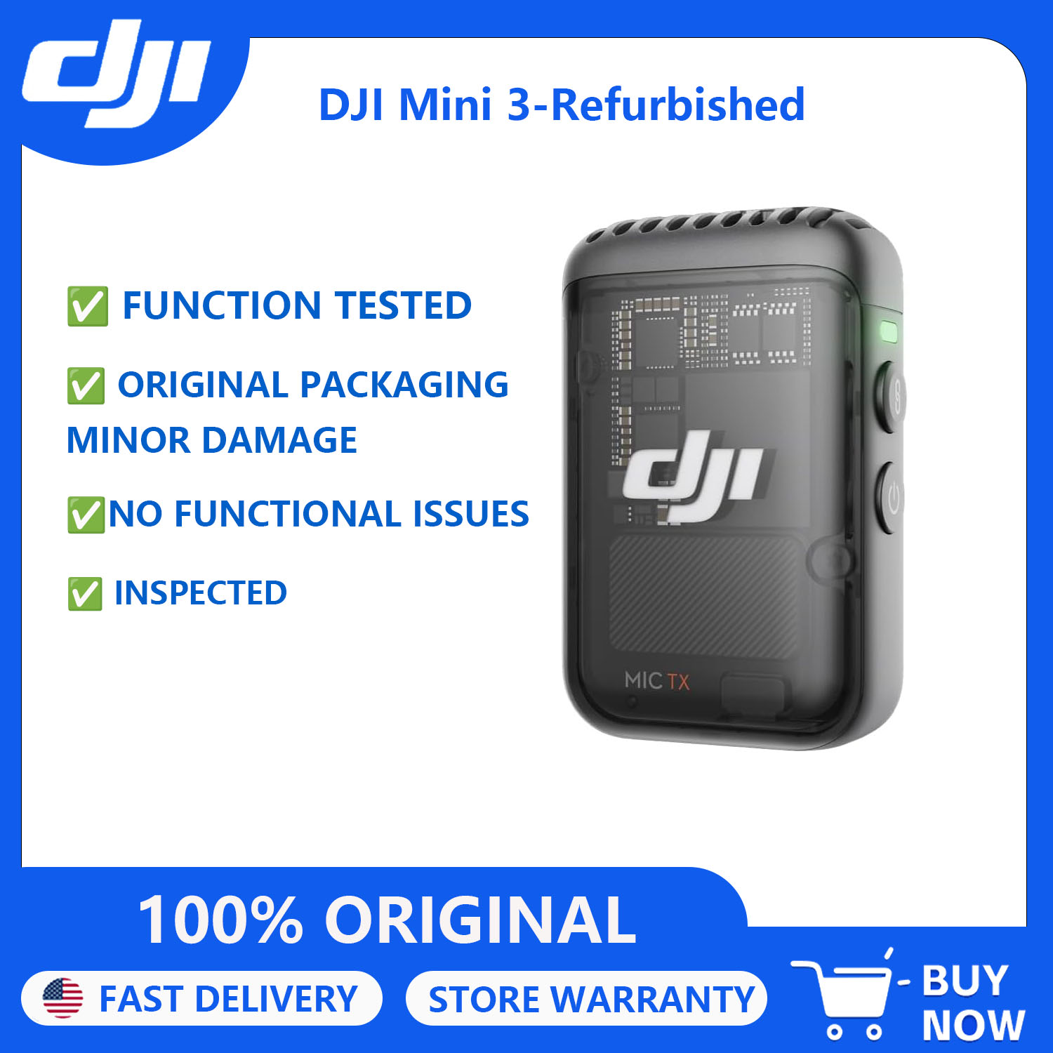 Odnowiony nadajnik DJI Mic 2 – – Microphone Capsule recenzja i cena