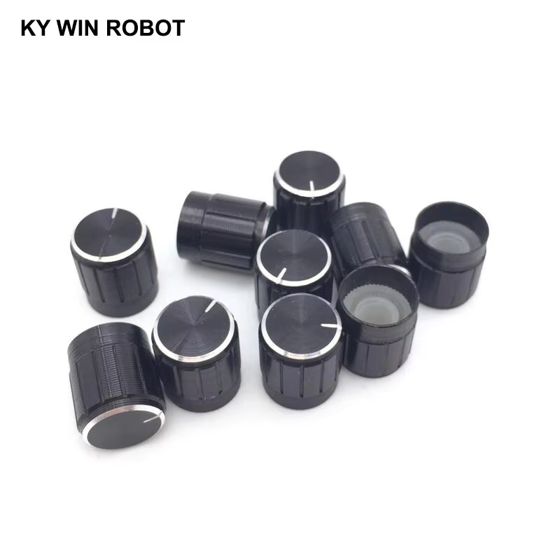 10 szt. potencjometr ze stopu  – Knob Aluminum recenzja i cena