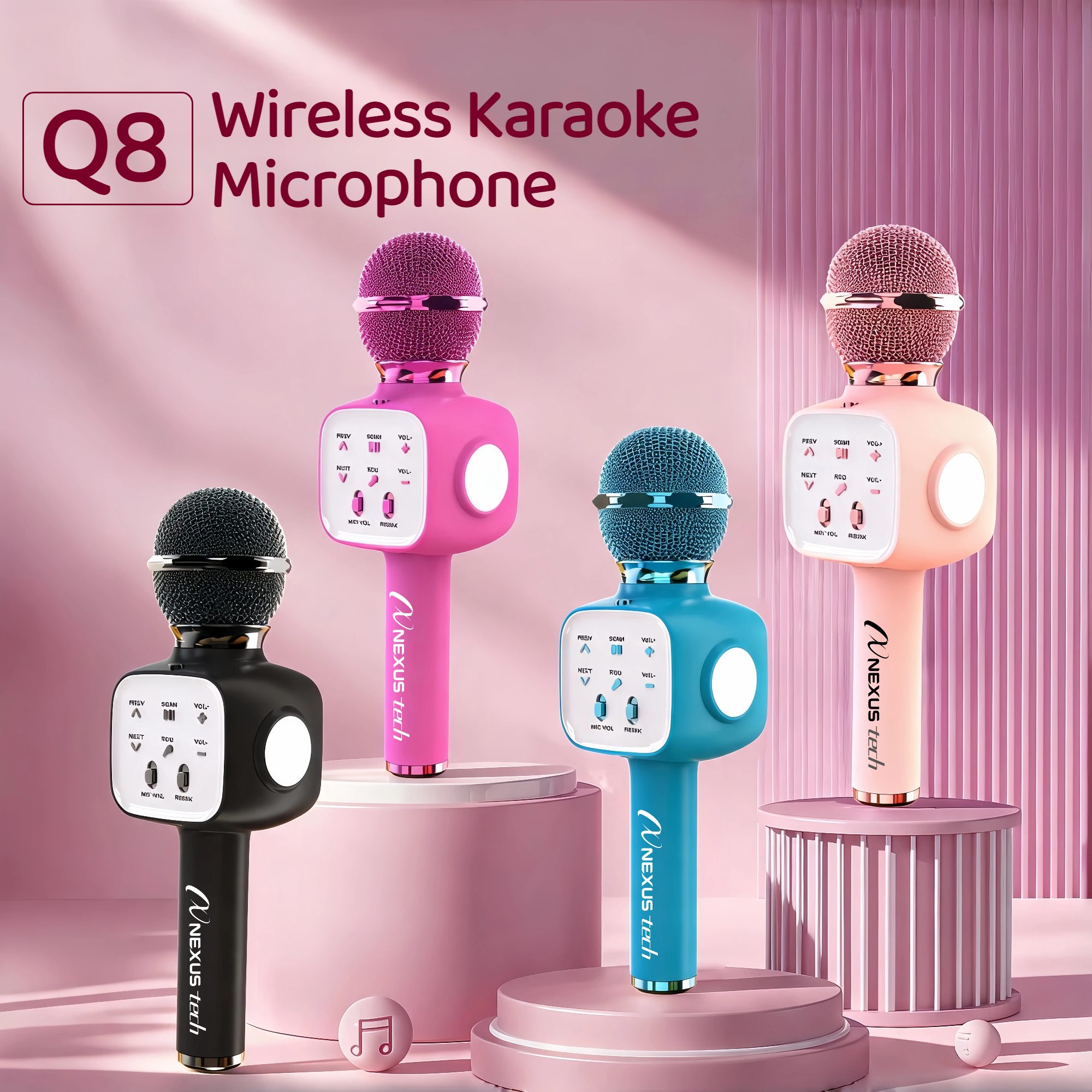 Bezprzewodowy mikrofon karaoke – Condenser Microphone Kit recenzja i cena