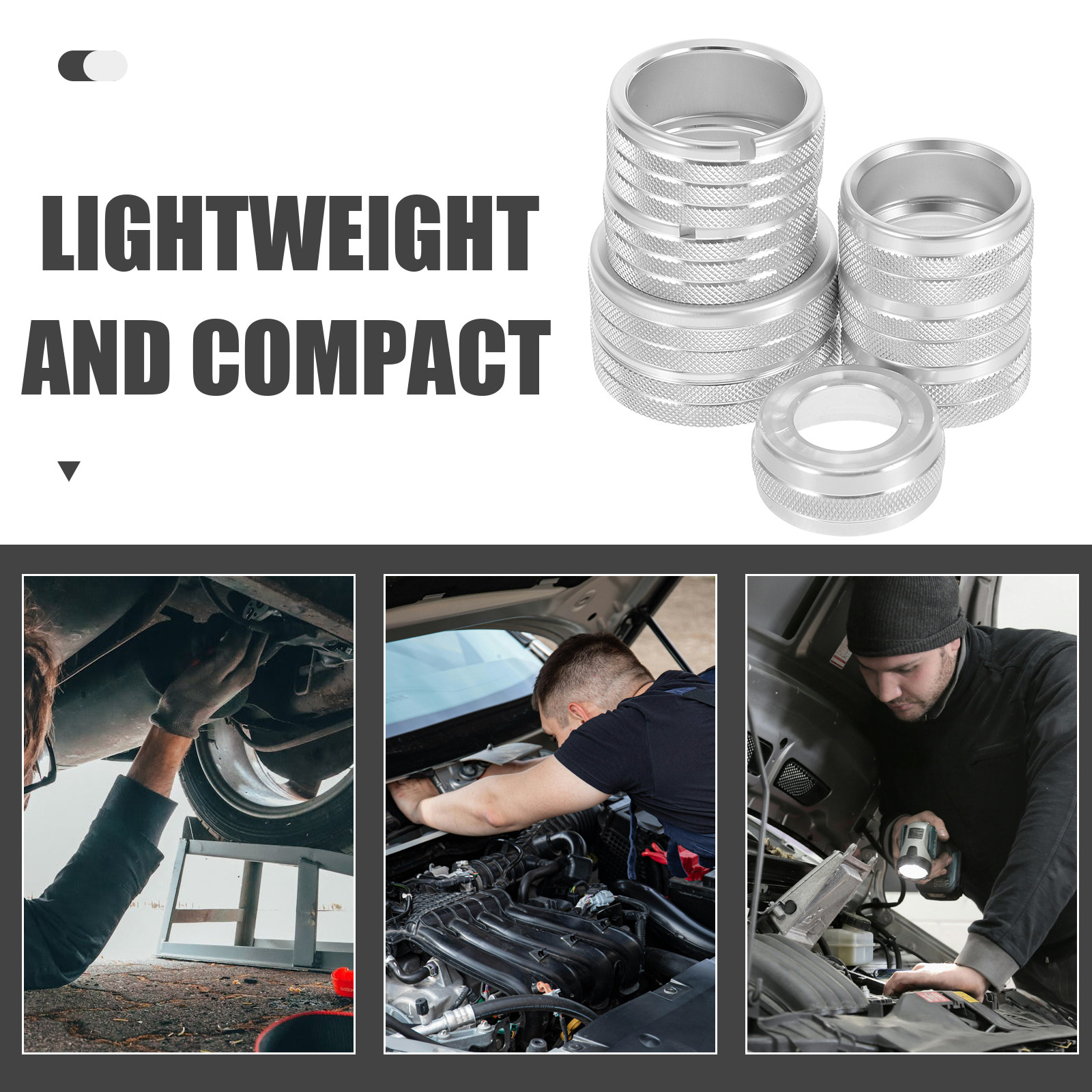 8 szt. Aluminiowe pierścienie  – Knob Aluminum recenzja i cena