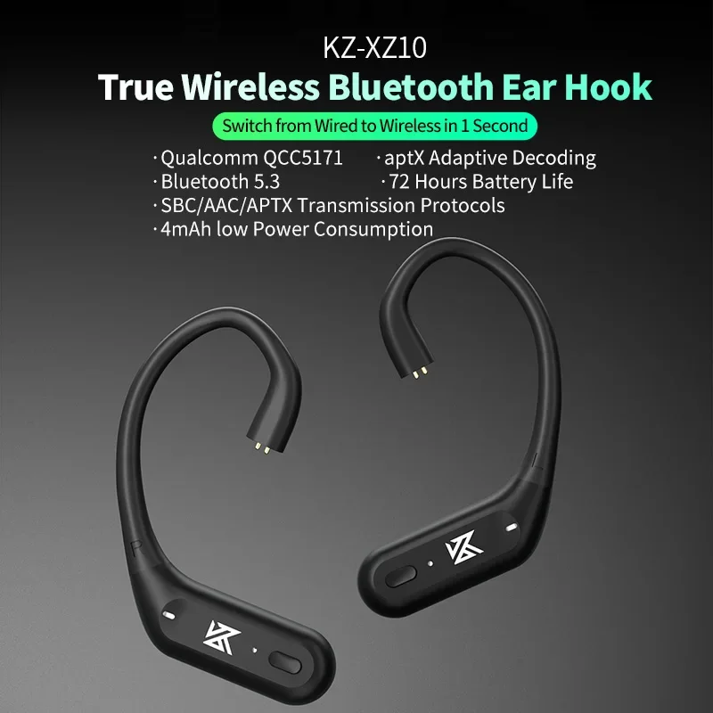 KZ XZ10 Słuchawki Bluetooth 5. – Headphone Parts recenzja i cena