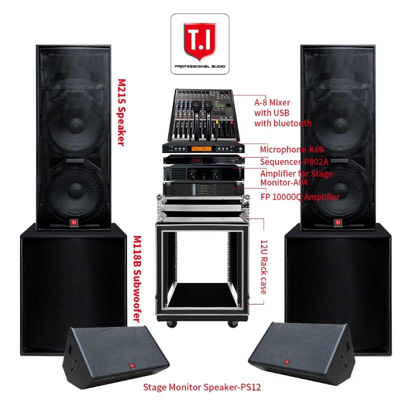 Głośnik PA pełnozakresowy 800W – Full Range Speaker recenzja i cena