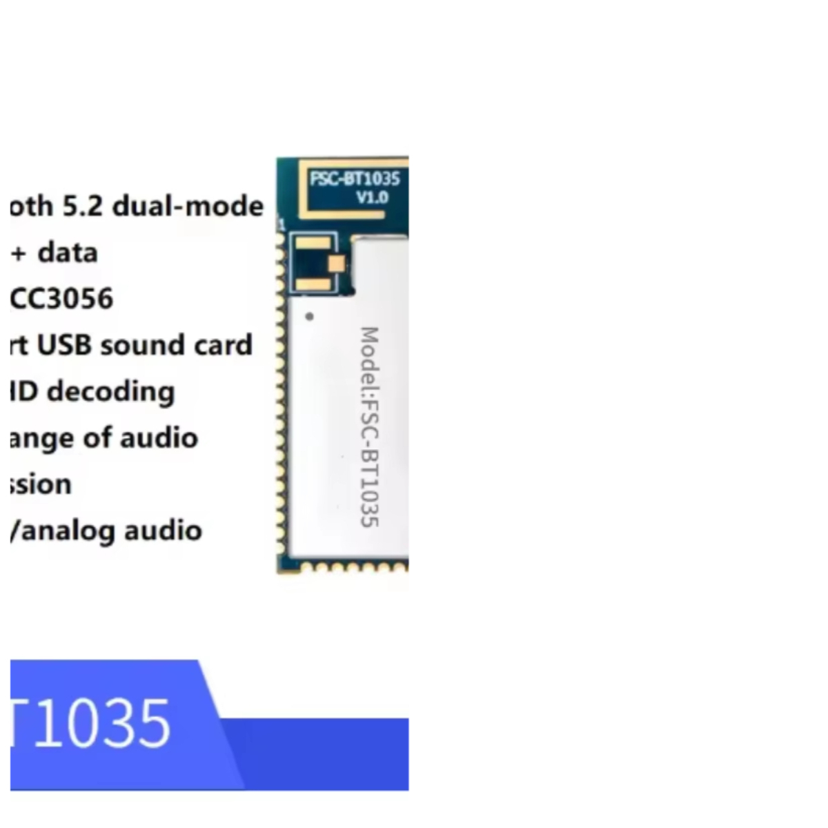 Moduł FSC-BT1035 z chipem QCC3 – Usb Sound Card recenzja i cena