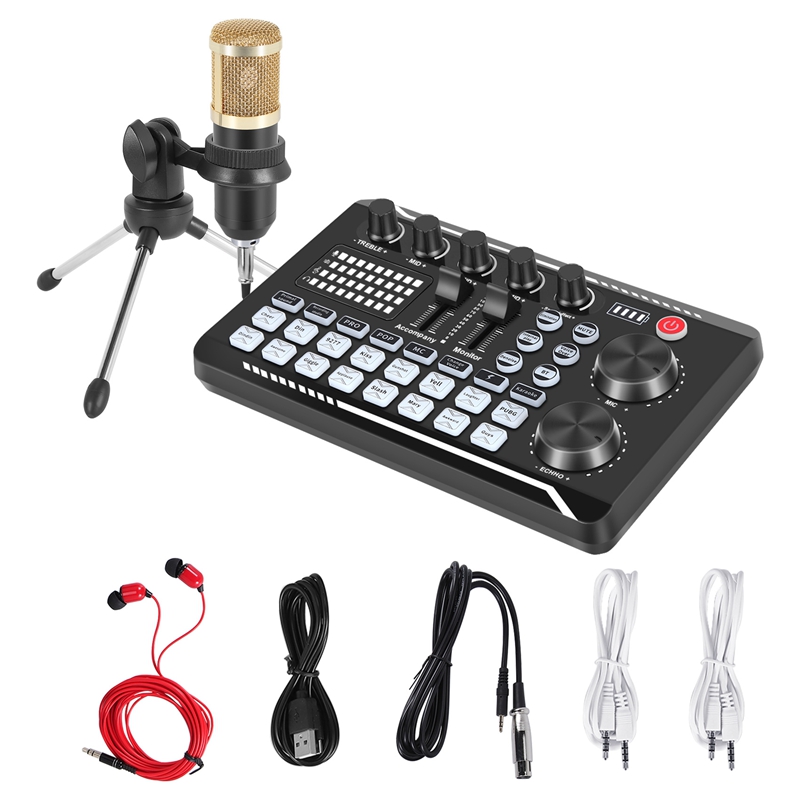 Zestaw karty dźwiękowej F998,  – Condenser Microphone Kit recenzja i cena
