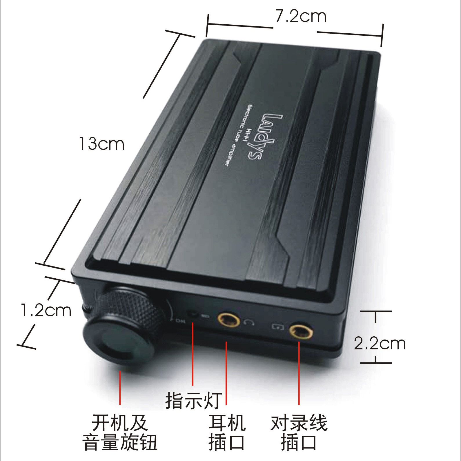 LAIDYS – przenośny wzmacniacz  – Headphone Amplifier recenzja i cena