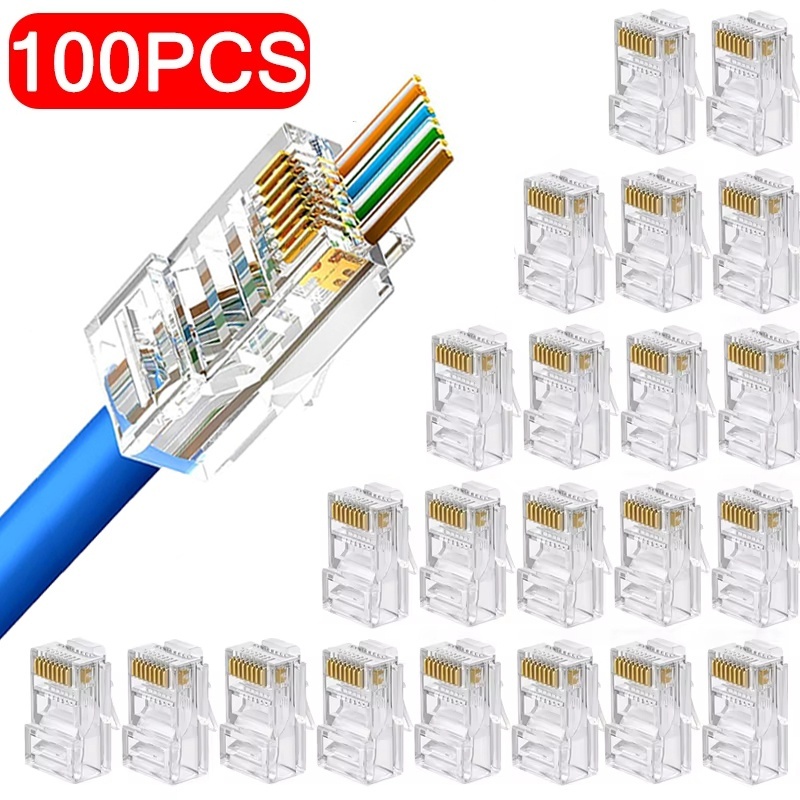 100 szt. złączek sieciowych RJ – Rj45 Jack recenzja i cena