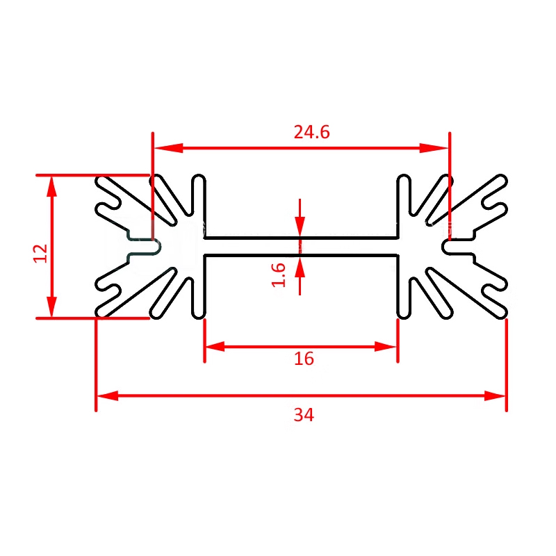 5 szt. Radiatorów TO-220 Triod – Heatsink Aluminum recenzja i cena